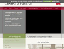 Tablet Screenshot of chelfordfabrics.co.uk